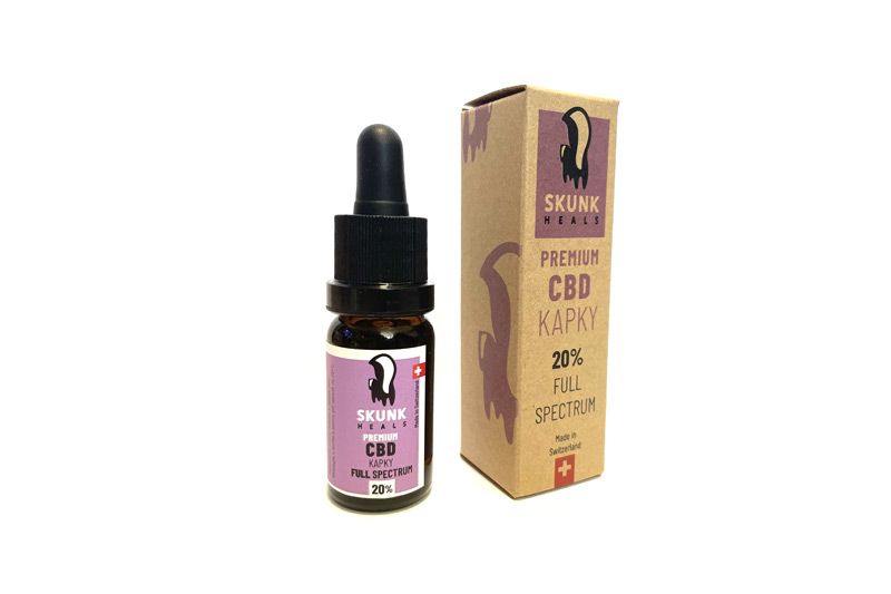 CBD kapky - pro lidi - Obsahují 100% olej z loupaných konopných semínek
