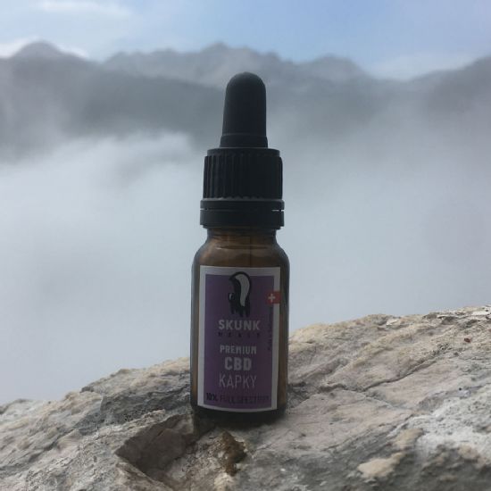CBD kapky 10% - 70% MCT kokosový olej + 30% destilátů