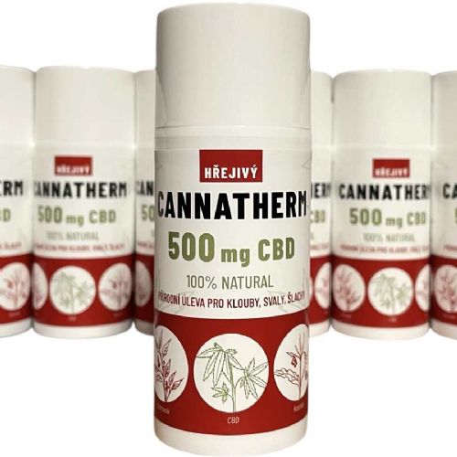 CANNATHERM hřejivý krém 500mg CBD