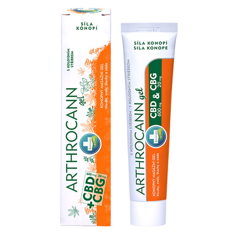 Arthrocann gel CBD + CBG nejsilnější konopný masážní gel