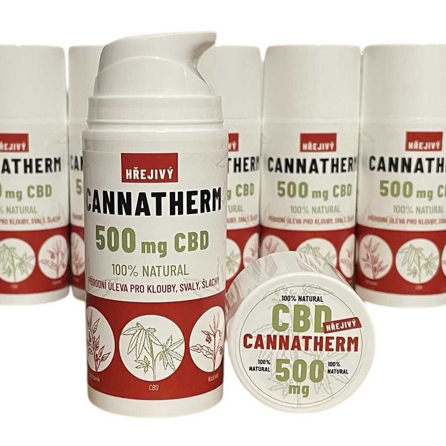 CANNATHERM hřejivý krém 500mg CBD