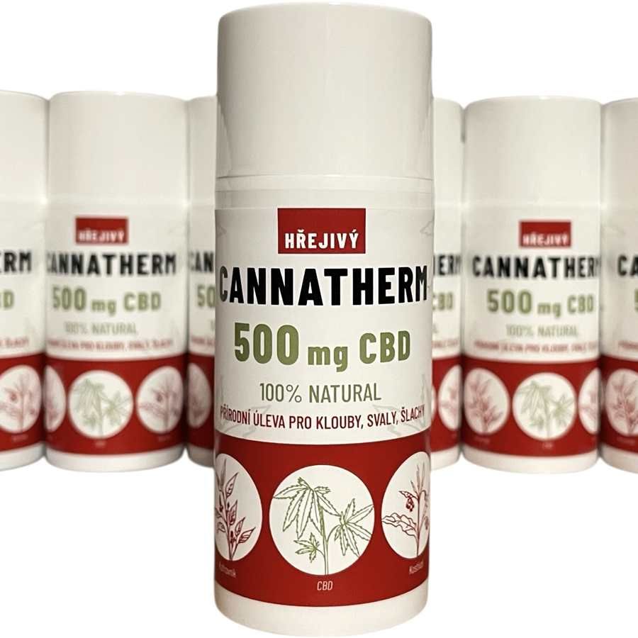 CANNATHERM hřejivý krém 500mg CBD