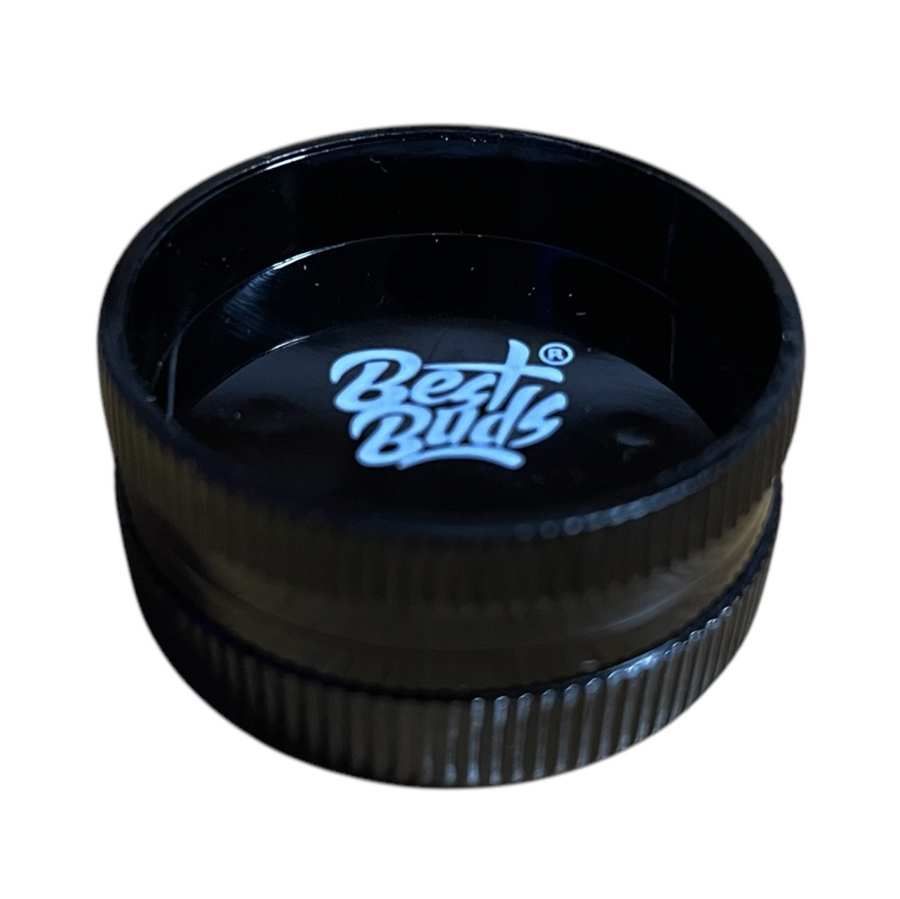 Kovová fajfka Best Buds Pipsy s mini drtičkou – černá