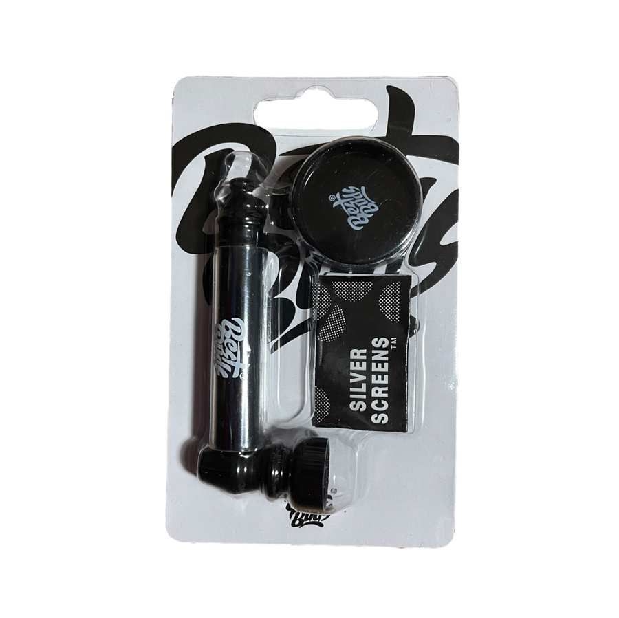 Kovová fajfka Best Buds Pipsy s mini drtičkou – černá